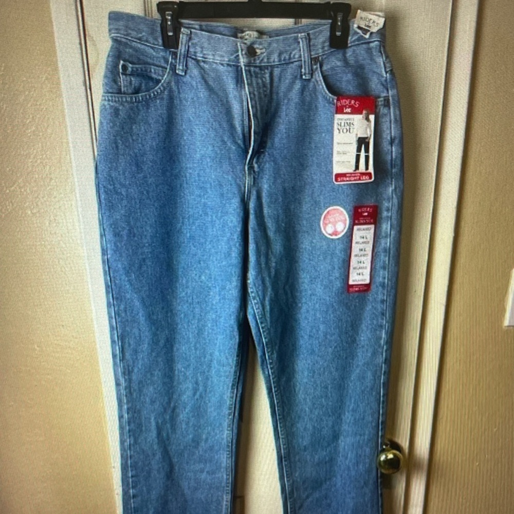 Lee Men's Relaxed Jeans - Medium Blue Denim